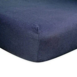 Trend Lab® Flannel Fitted Crib Sheet In Navy