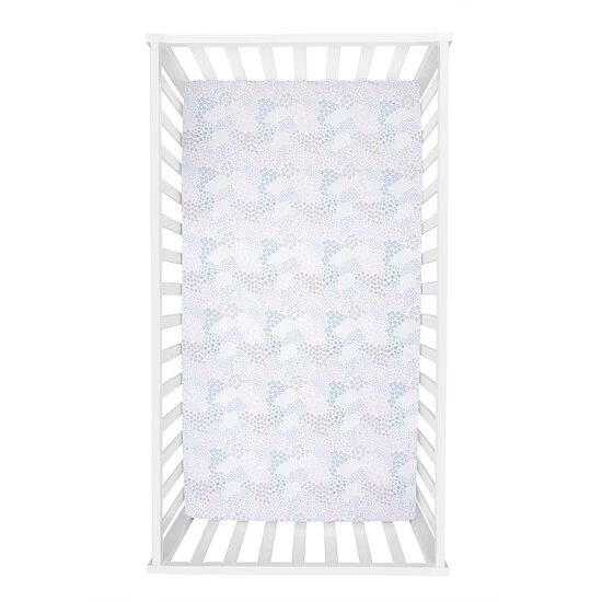 Trend Lab® Celestial Space Fitted Crib Sheet In Grey/Blue - Image 6