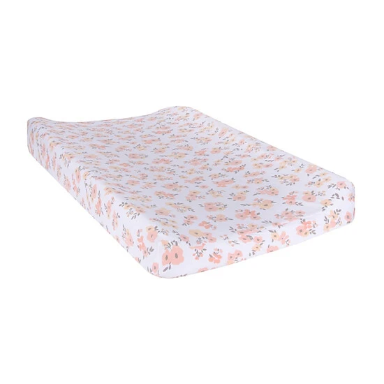 Trend Lab® Blush Floral Changing Pad Cover In Pink Pink/multi