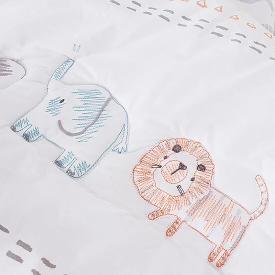 unnamed-file-1085.jpg Trend Lab® 3-Piece Crayon Jungle Cotton Crib Bedding Set In Grey/Orange -Trend Lab Shop unnamed file 1085