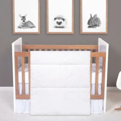 Trend Lab® Simply White 3-Piece Nursery Bedding Set In White