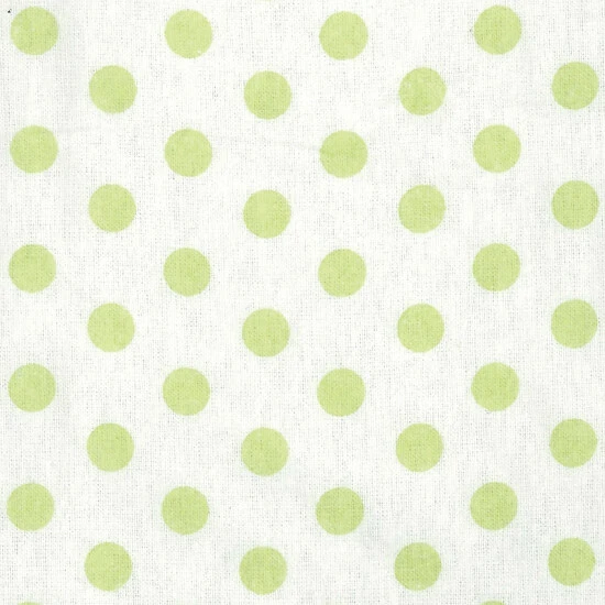 Trend Lab® Polka Dot Flannel Fitted Crib Sheet In Sage/White White/sage - Image 2