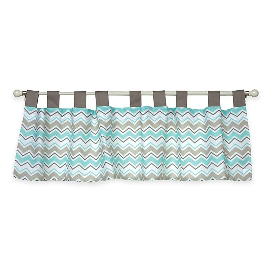 Trend Labs® Seashore Waves Window Valance Aqua