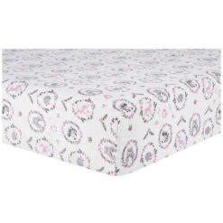 Trend Lab&reg; Woodland Portrait Flannel Deluxe Fitted Crib Sheet Multi -Trend Lab Shop unnamed file 1163