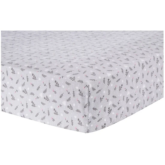 Trend Lab® Prarie Floral Flannel Deluxe Fitted Crib Sheet Multi