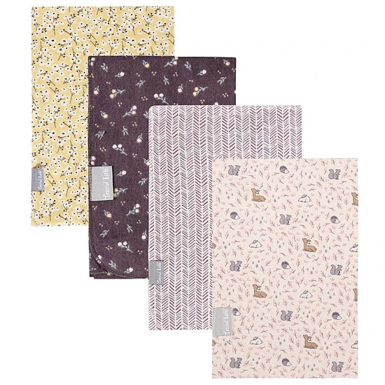 Trend Lab® 4-Pack Autumn Forest Flannel Swaddling Blankets In Rust