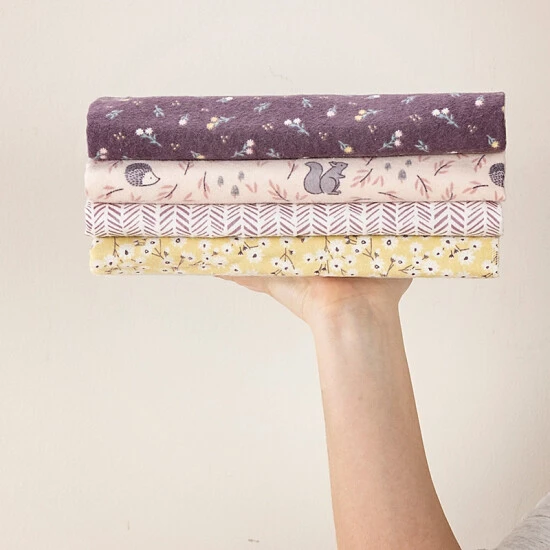 Trend Lab® 4-Pack Autumn Forest Flannel Swaddling Blankets In Rust - Image 7