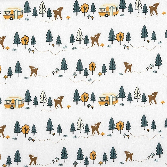 Trend Lab® 4-Pack Woodland Trail Flannel Swaddling Blankets In Grey Gray - Image 6