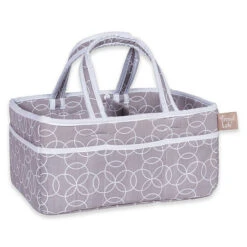 Trend Lab® Circles Diaper Caddy Gray
