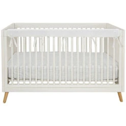 Trend Lab® CribWrap Convertible Crib Long Narrow Rail Cover In White