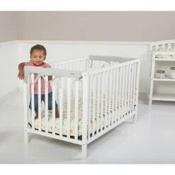 Trend Lab Cribwrap Short Rail Covers In Grey Fleece (Set Of 2) Gray -Trend Lab Shop unnamed file 1345