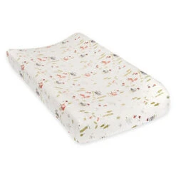 Trend Lab® Winter Woods Deluxe Flannel Changing Pad Cover White