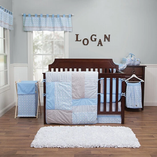 Trend Lab® Logan Hamper Blue - Image 2