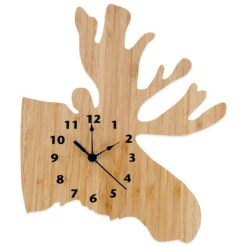 Trend Lab® Northwoods Moose Wall Clock Brown