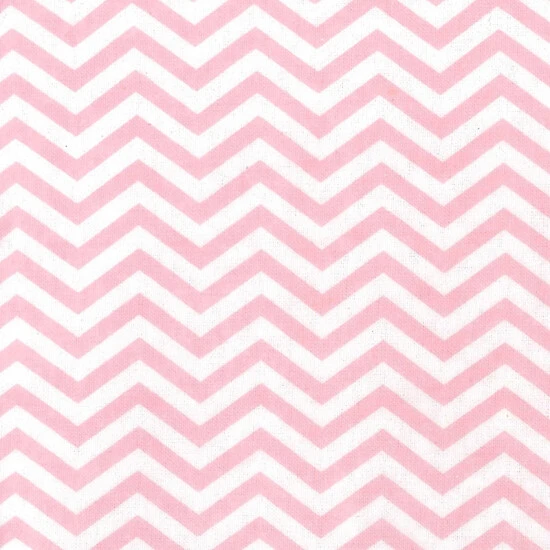 Trend Lab® Chevron Flannel Fitted Crib Sheet In Pink Pink/white - Image 2