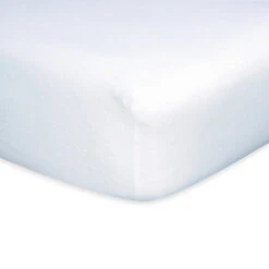 Trend Lab® Flannel Fitted Crib Sheet In White
