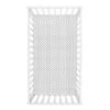 Trend Lab® Dot Flannel Fitted Crib Sheet In Grey Gray
