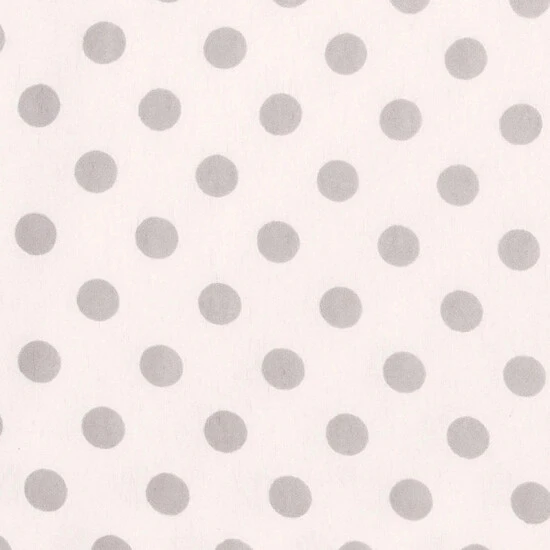 Trend Lab® Dot Flannel Fitted Crib Sheet In Grey Gray - Image 2