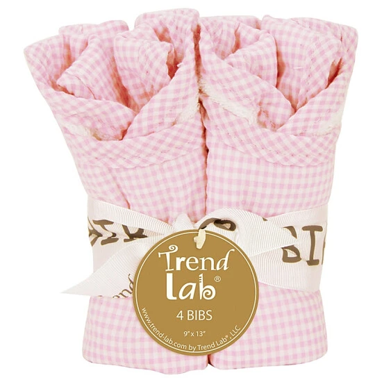 unnamed-file-1460.jpg Trend Lab® 4-Pack Gingham Seersucker Bib Set In Pink -Trend Lab Shop unnamed file 1460