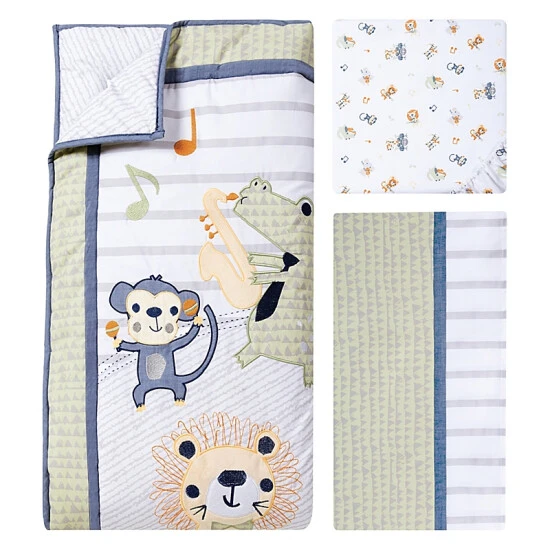 Trend Lab® Safari Rock Band 6-Piece Crib Bedding Set Multi - Image 3