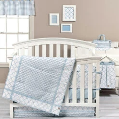 Trend Lab® Blue Sky 3-Piece Crib Bedding Set Blue/white 4 Trend Lab® Blue Sky 3-Piece Crib Bedding Set Blue/white -Trend Lab Shop unnamed file 15