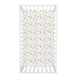 Trend Lab® Winter Woods Flannel Fitted Crib Sheet Cream