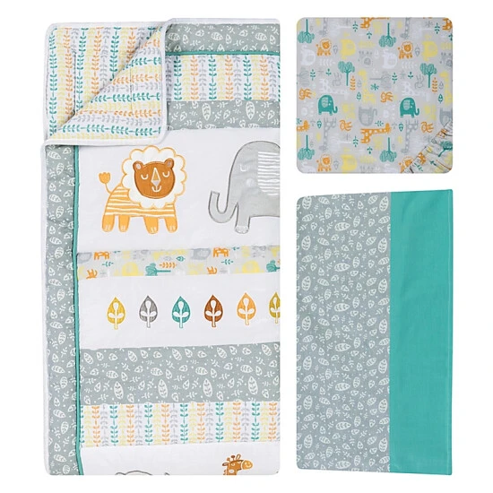 Trend Lab® Lullaby Jungle 6-Piece Crib Bedding Set Multi - Image 2