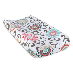 Waverly® Baby By Trend Lab® Pom Pom Play Changing Pad Coral/teal