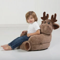 Trend Lab&reg; Plush Moose Chair In Brown -Trend Lab Shop unnamed file 1515