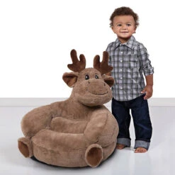Trend Lab&reg; Plush Moose Chair In Brown -Trend Lab Shop unnamed file 1516