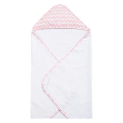 Trend Lab® Pink Sky Chevron Deluxe Hooded Towel