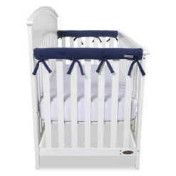 Trend Lab® CribWrap® 2-Pack Narrow Short Fleece Rail Covers In Navy