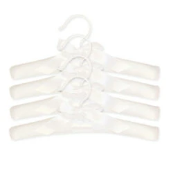 Trend Lab® Children's Satin Hangers In White (Set Of 4)