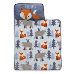 Trend Lab Lambs & Ivy® "Little Explorer" Nap Mat In Blue/Grey