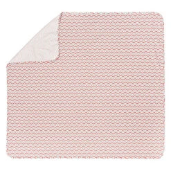 Trend Lab&reg; Chevron Deluxe Flannel Swaddle Blanket In Coral/Grey -Trend Lab Shop unnamed file 161