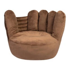 Trend Labs® Plush Baseball Glove Character Chair In Brown