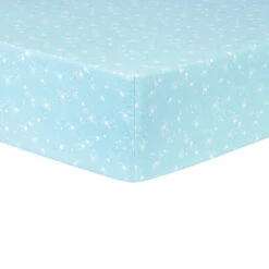 Trend Lab® Deluxe Fitted Flannel Crib Sheet Gray/white