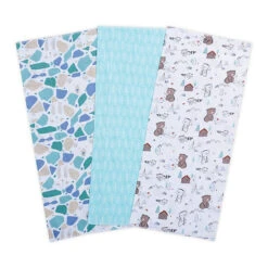 Trend Lab® 3-Pack Little Camper Burp Cloths Multi