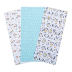 Trend Lab® 3-Pack Baby Safari Burp Cloths Multi