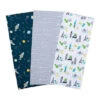 Trend Lab® 3-Pack Baby Traveler Burp Cloths Multi