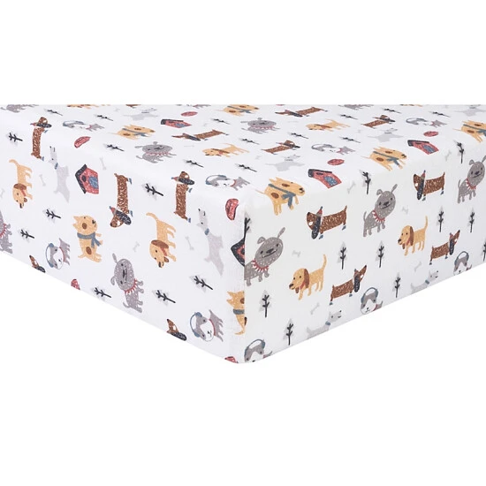 unnamed-file-1830.jpg Trend Lab® Dog Park Flannel Fitted Crib Sheet In Grey Grey/multi -Trend Lab Shop unnamed file 1830