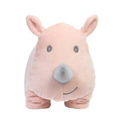 Trend Lab&reg; Sweet Jungle Rooney Rhino Plush Toy In Pink/Grey