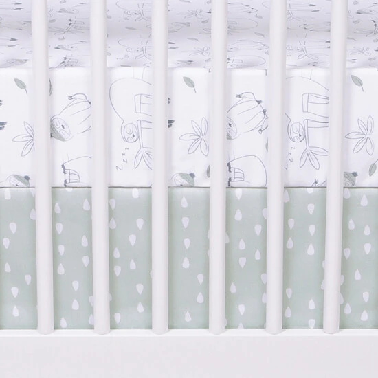 Trend Lab® Sloth Playground 4-Piece Crib Bedding Set In Green Green/multi - Image 11