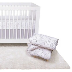 Trend Lab® Simply Forest 4-Piece Crib Bedding Set In Grey/White