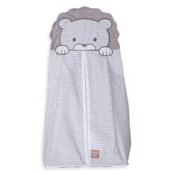 Trend Lab&reg; Safari Chevron Diaper Stacker Gray/white