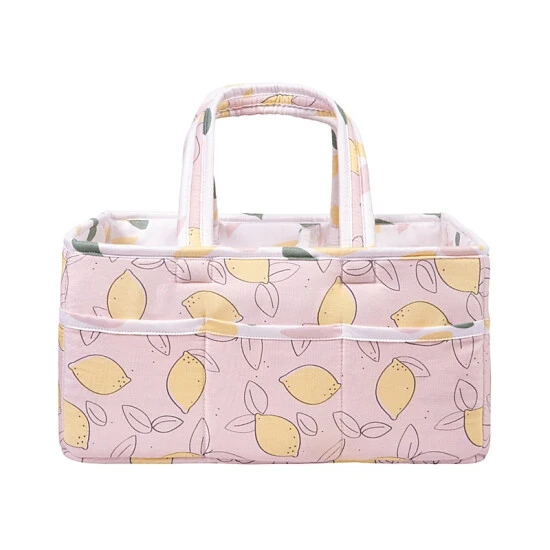 unnamed-file-1894.jpg Trend Lab® Lemon Floral Storage Caddy Pink/yellow -Trend Lab Shop unnamed file 1894