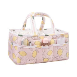 Trend Lab® Lemon Floral Storage Caddy Pink/yellow 4 Trend Lab® Lemon Floral Storage Caddy Pink/yellow -Trend Lab Shop unnamed file 1896