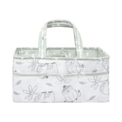 Trend Lab® Sloth Playground Storage Caddy Grey/green