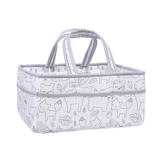 Trend Lab® Simply Forest Storage Cady Grey/white - Image 2