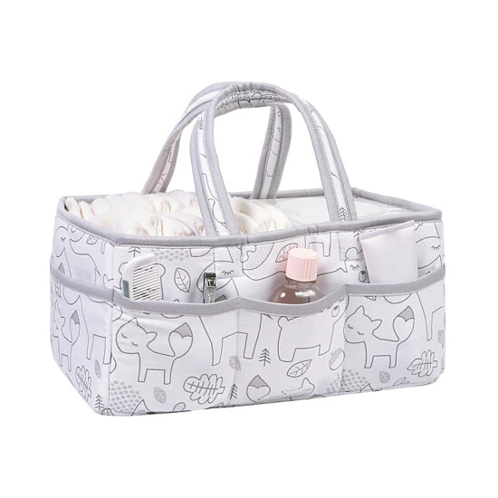 Trend Lab® Simply Forest Storage Cady Grey/white - Image 3